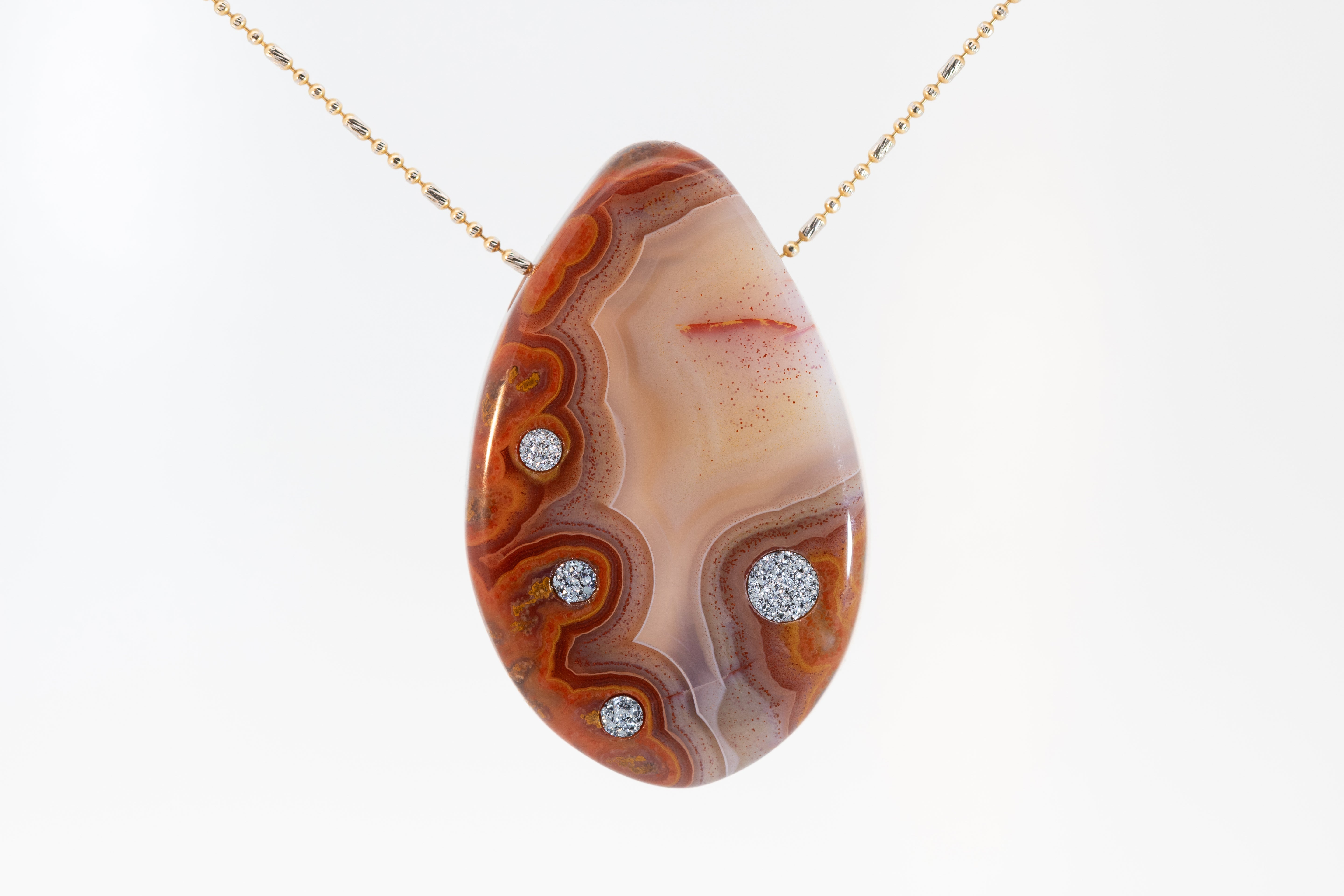 Pendant "Red Clouds"