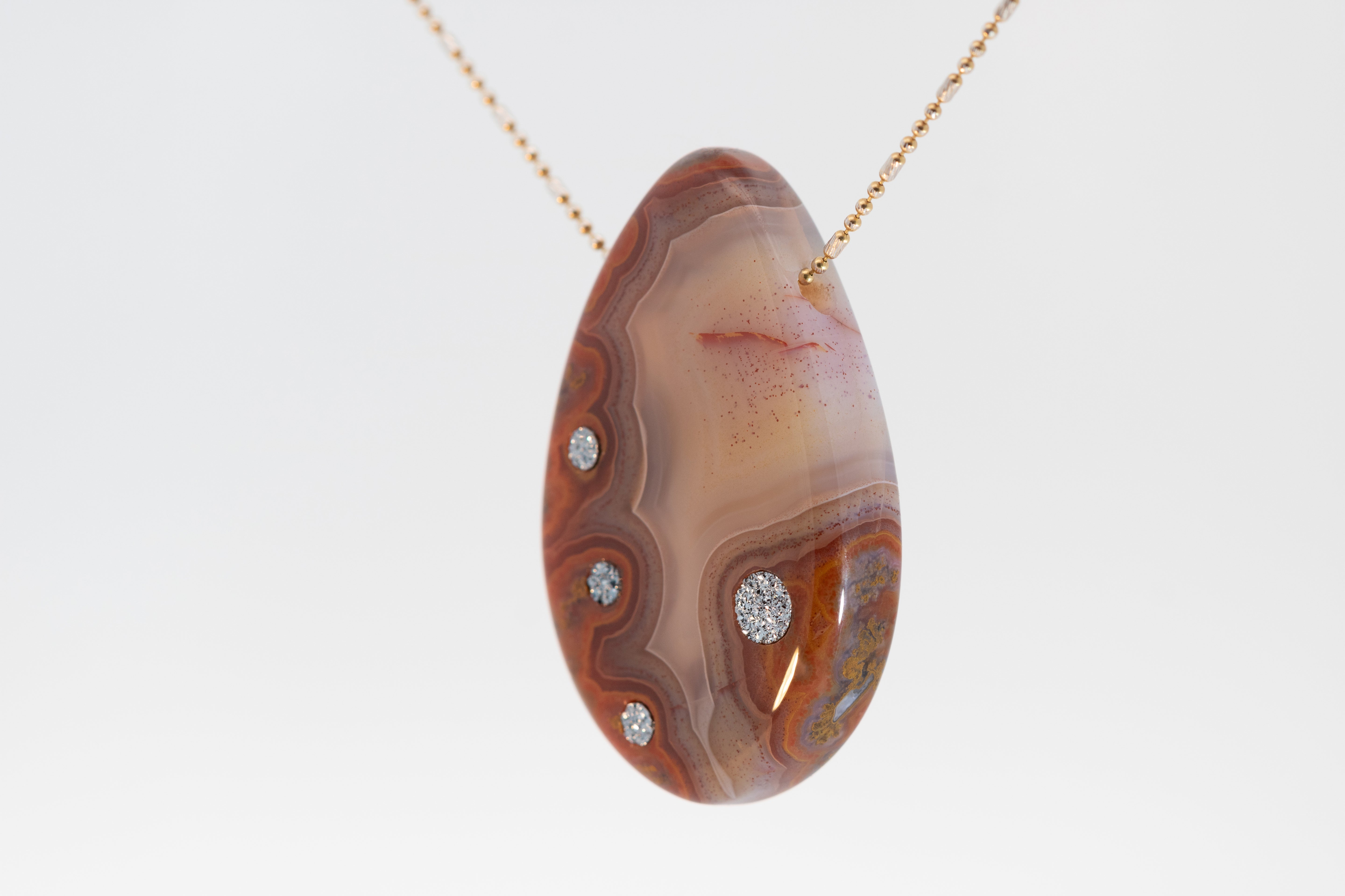 Pendant "Red Clouds"