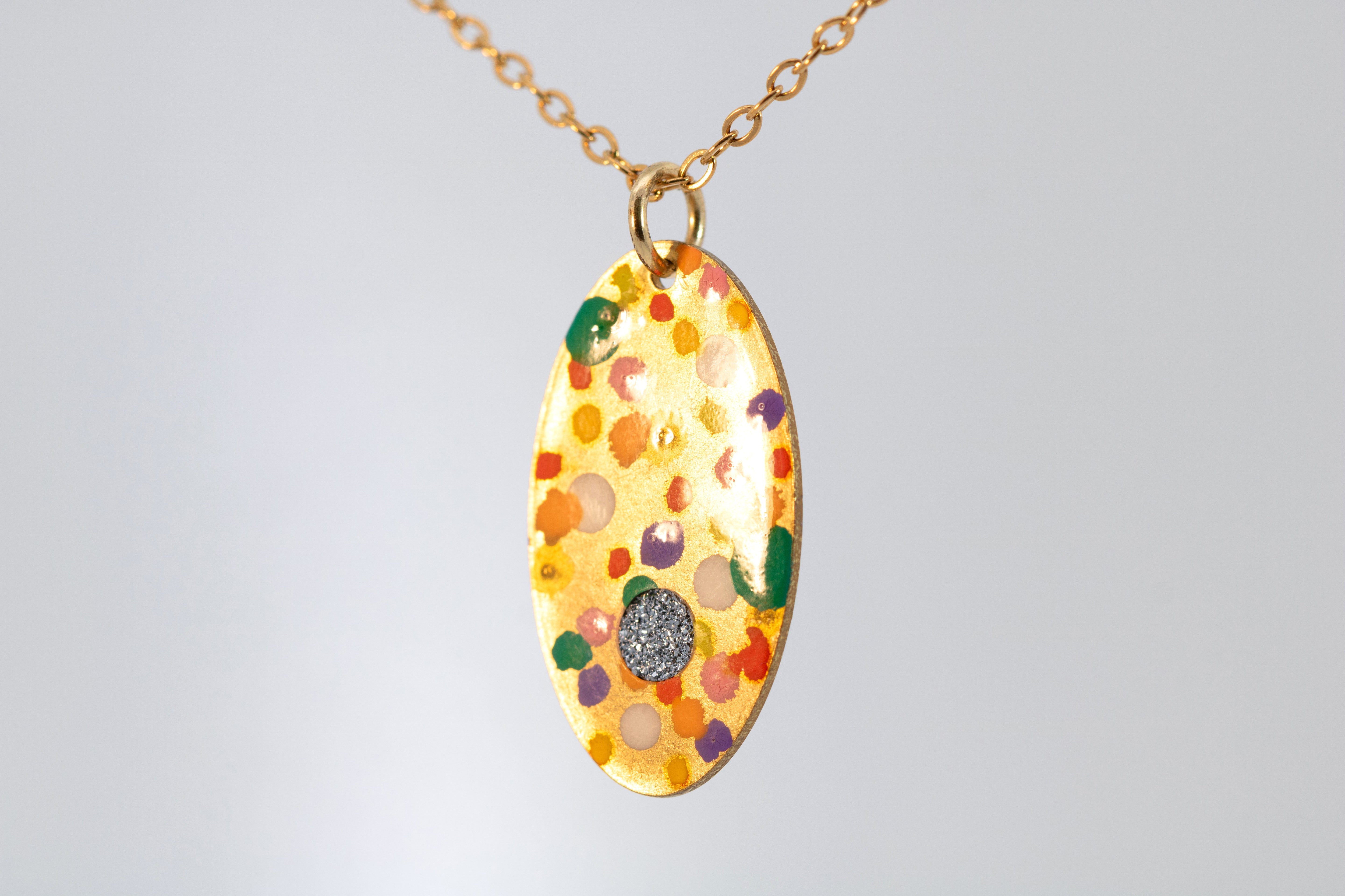 Emaille Anhänger "Enamel Egg"