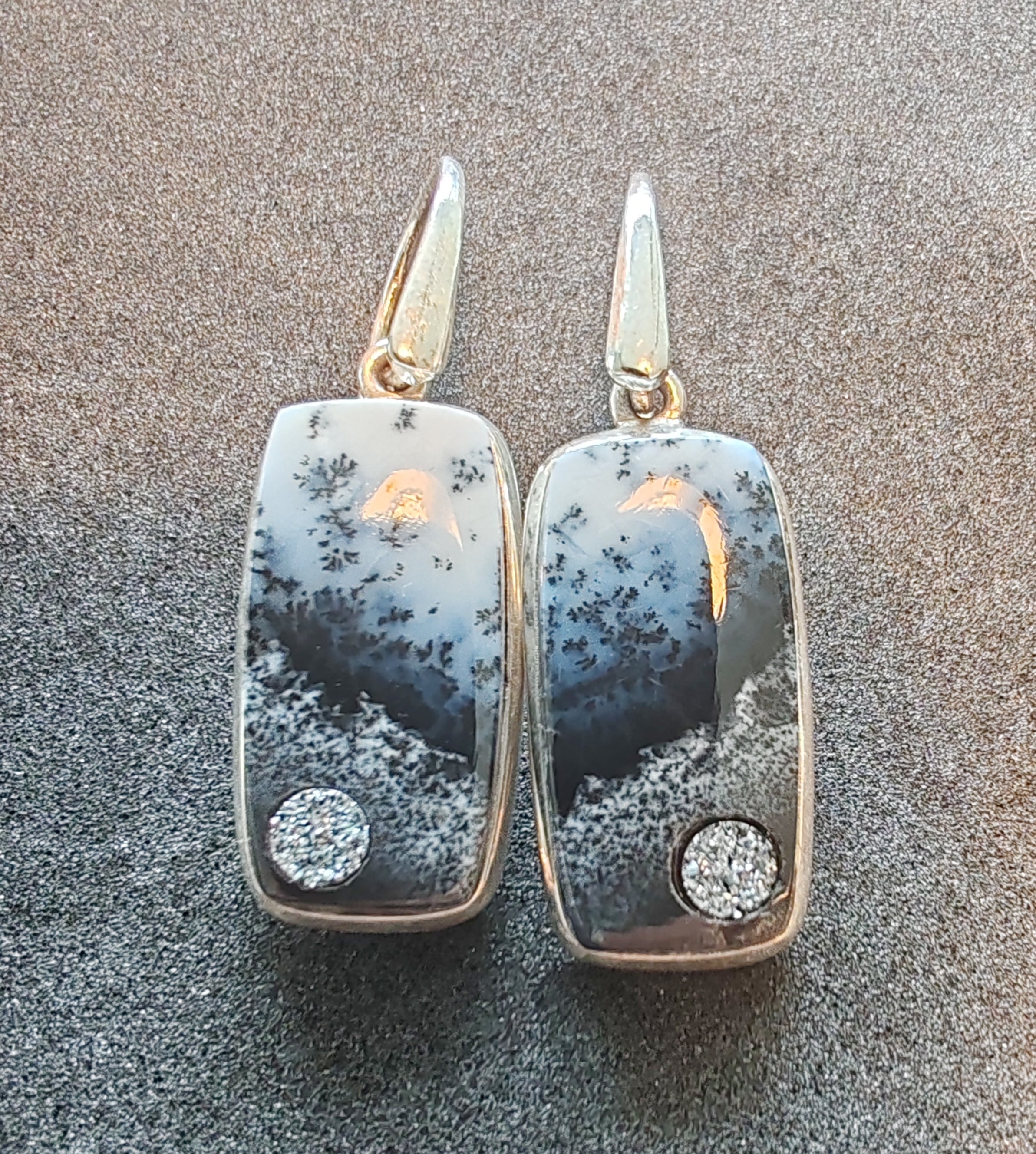 Ohrringe "Frozen Ink"