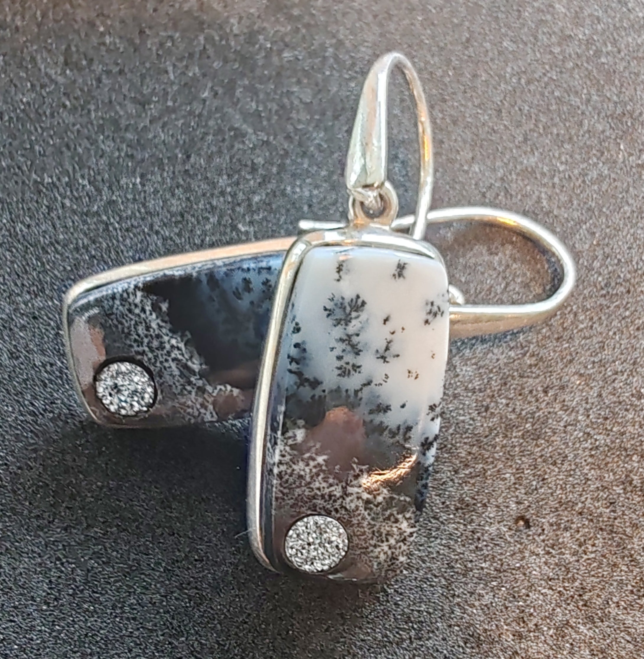 Ohrringe "Frozen Ink"