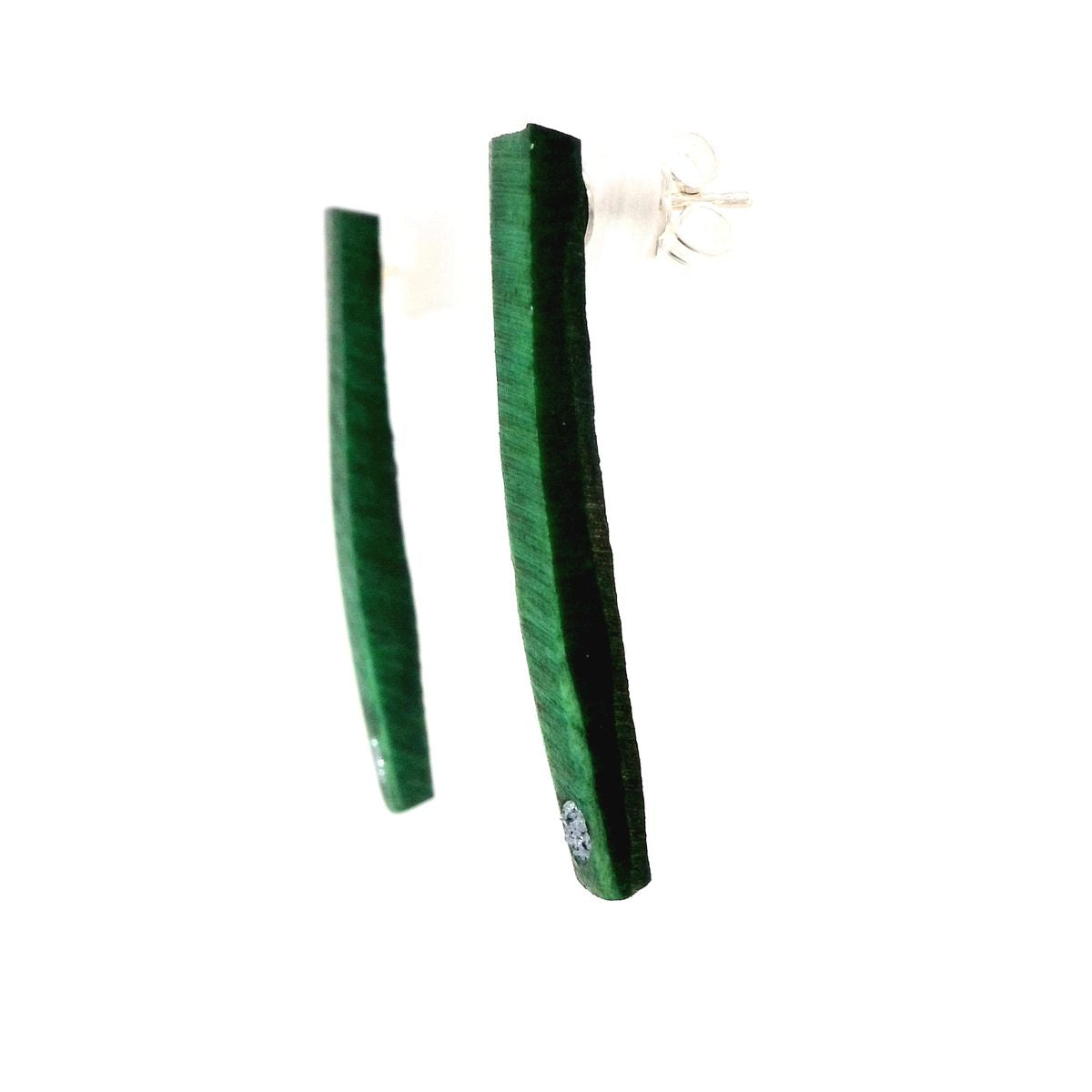 Ohrringe "thin line green"